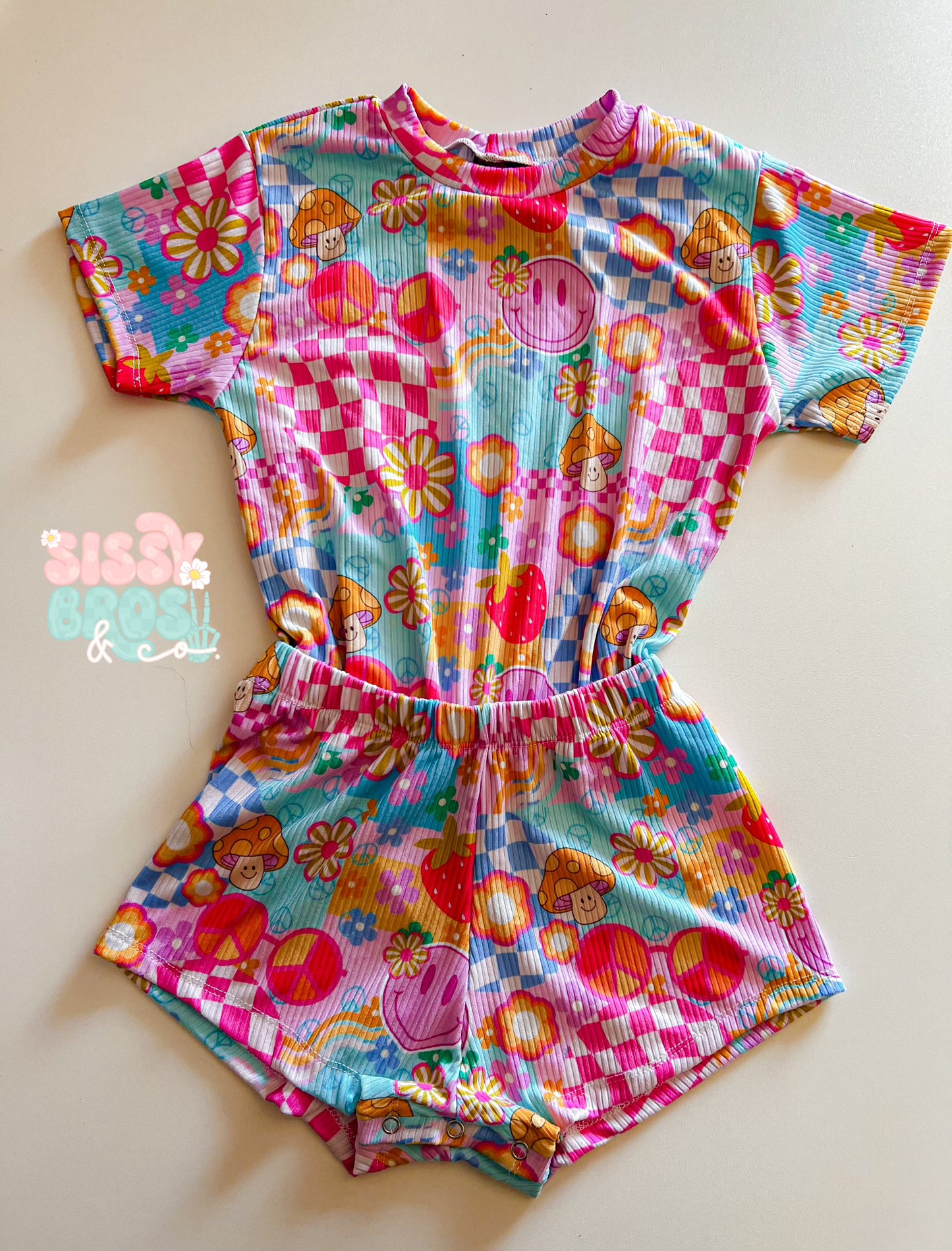 Beach Romper (upload your print)