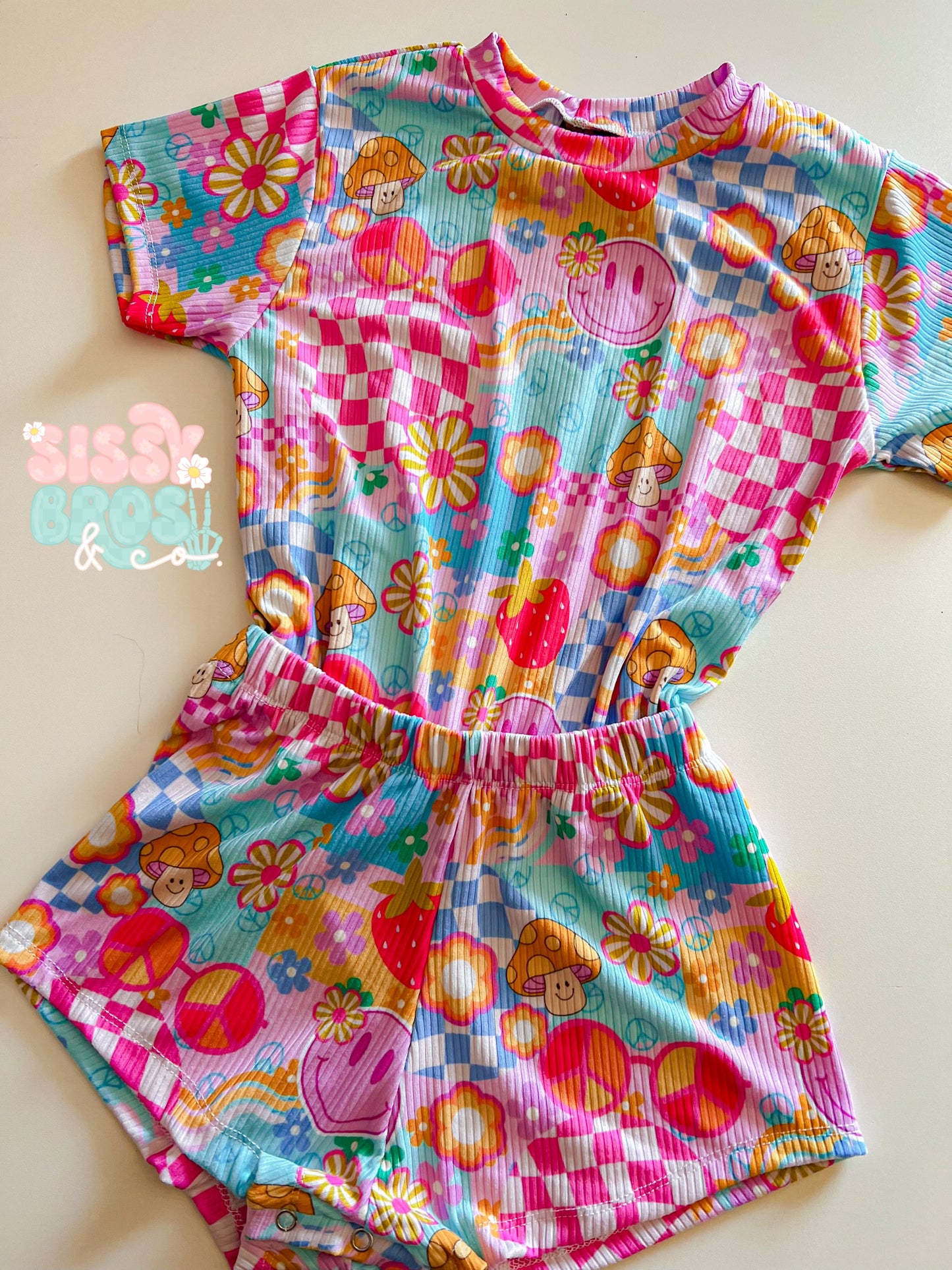 Beach Romper (upload your print)