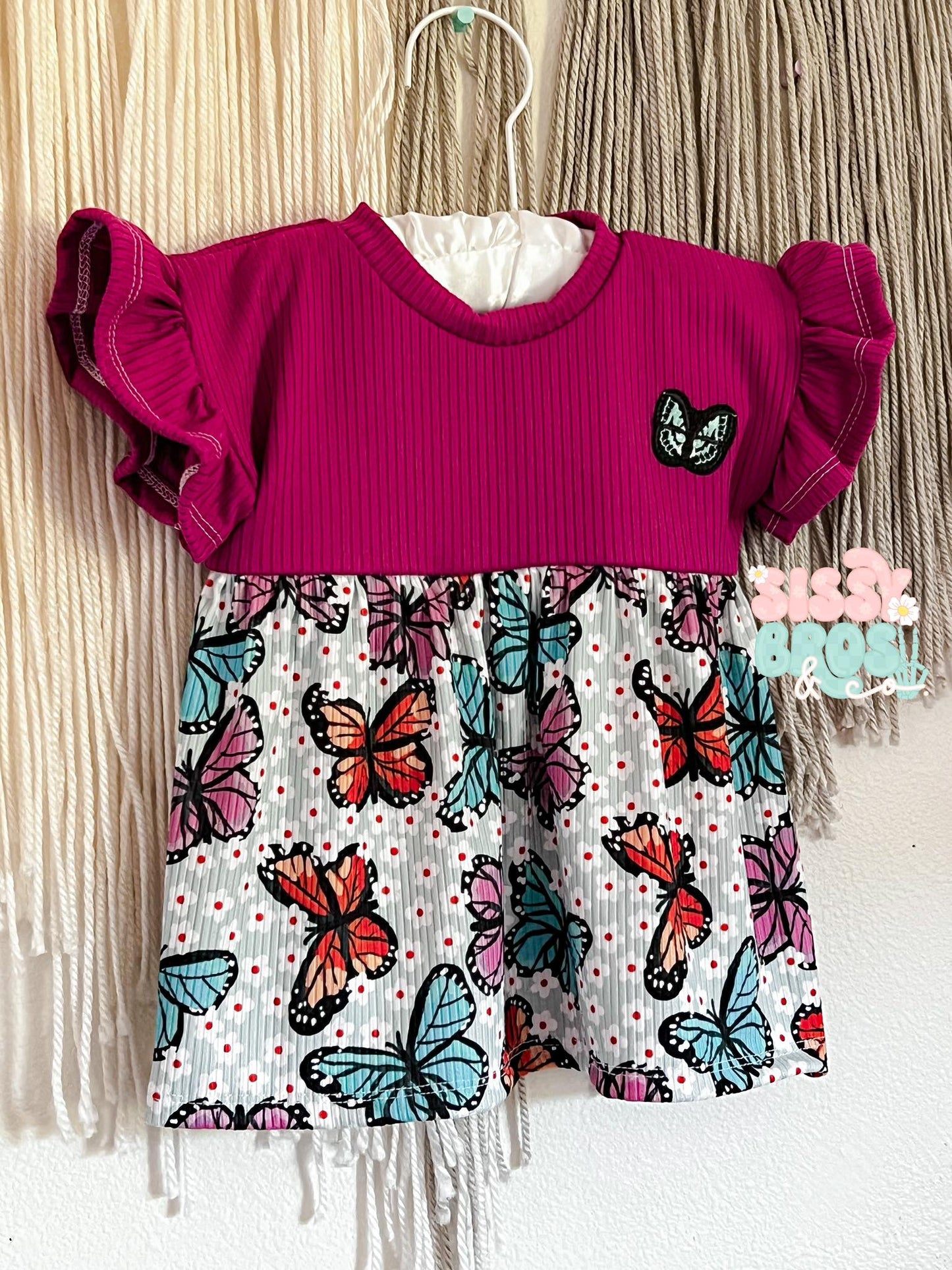 3-6m Butterfly Dress