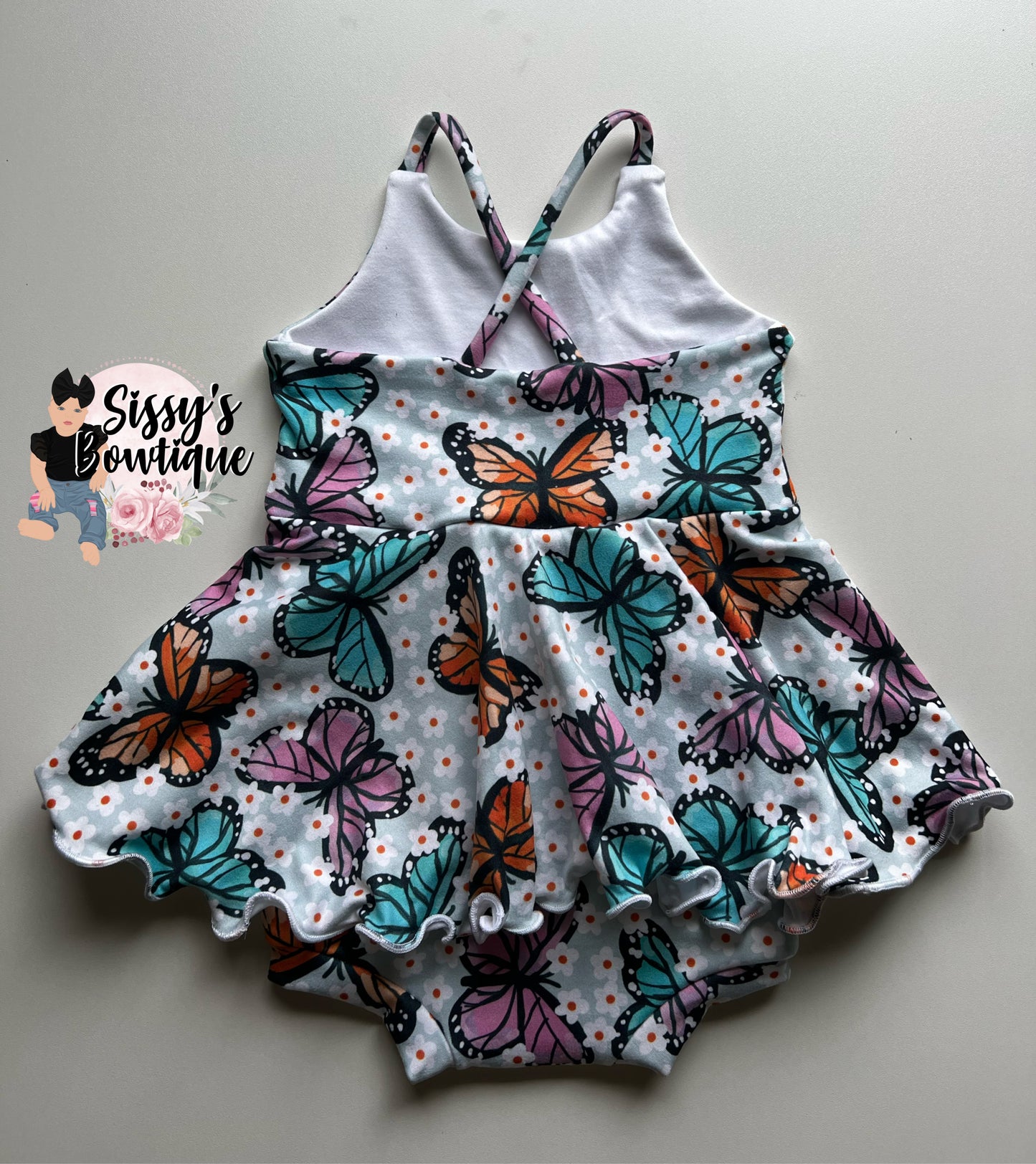 Brielle Romper (Upload your print)