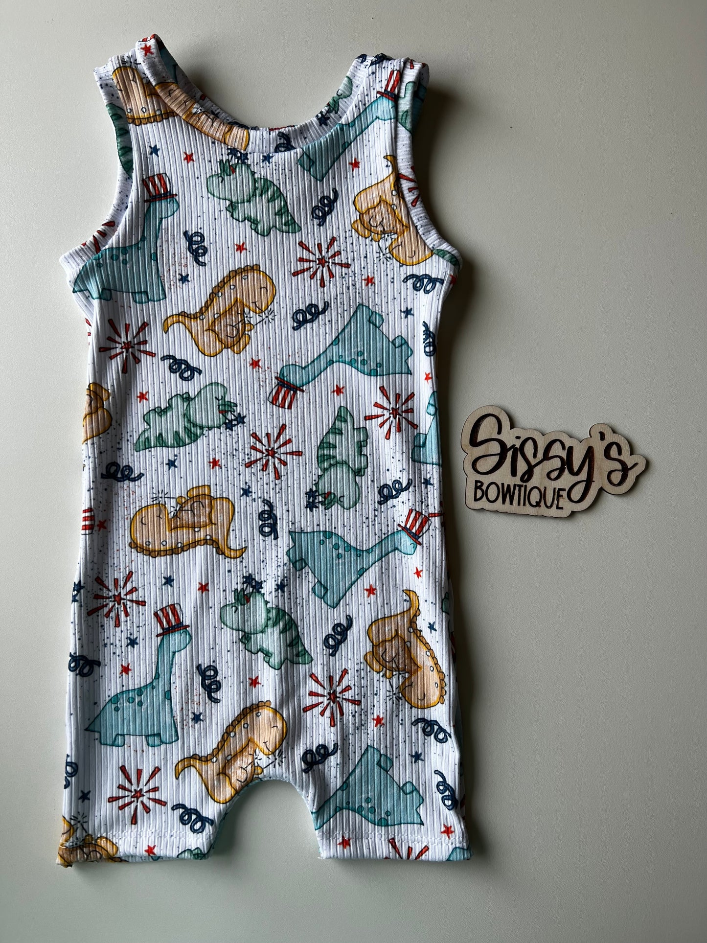 Ollie Romper  (Upload your print)