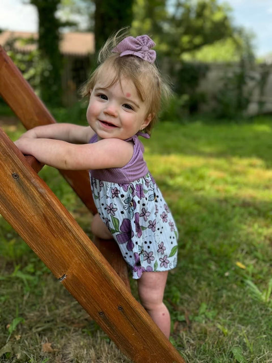 Ainsley Short Romper (Upload your print)