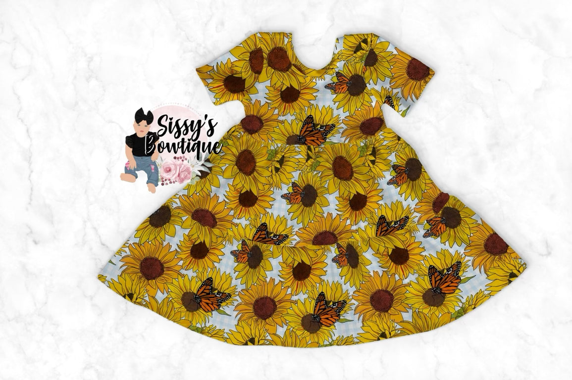 Magnolia Dress (Upload your print)